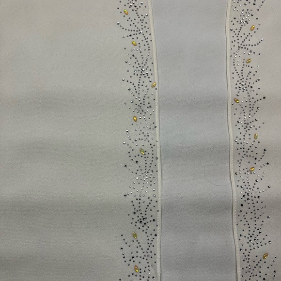 Carina Fashion vintage women’s size 2XL white kimono buttonless open blouse - Picture 3 of 6